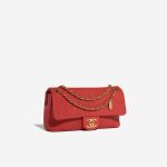 Pre-owned Chanel bag Timeless Medium Calf Red Red Side Front | Sell your designer bag on Saclab.com