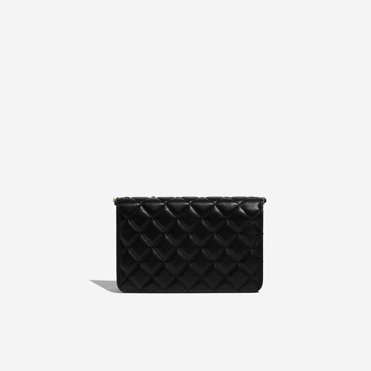 Pre-owned Chanel bag Timeless WOC Lamb Black Lucky Charms Black Back | Sell your designer bag on Saclab.com