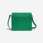 Pre-owned Hermès bag Roulis 18 Lizard Vert Menthe Green Back | Sell your designer bag on Saclab.com