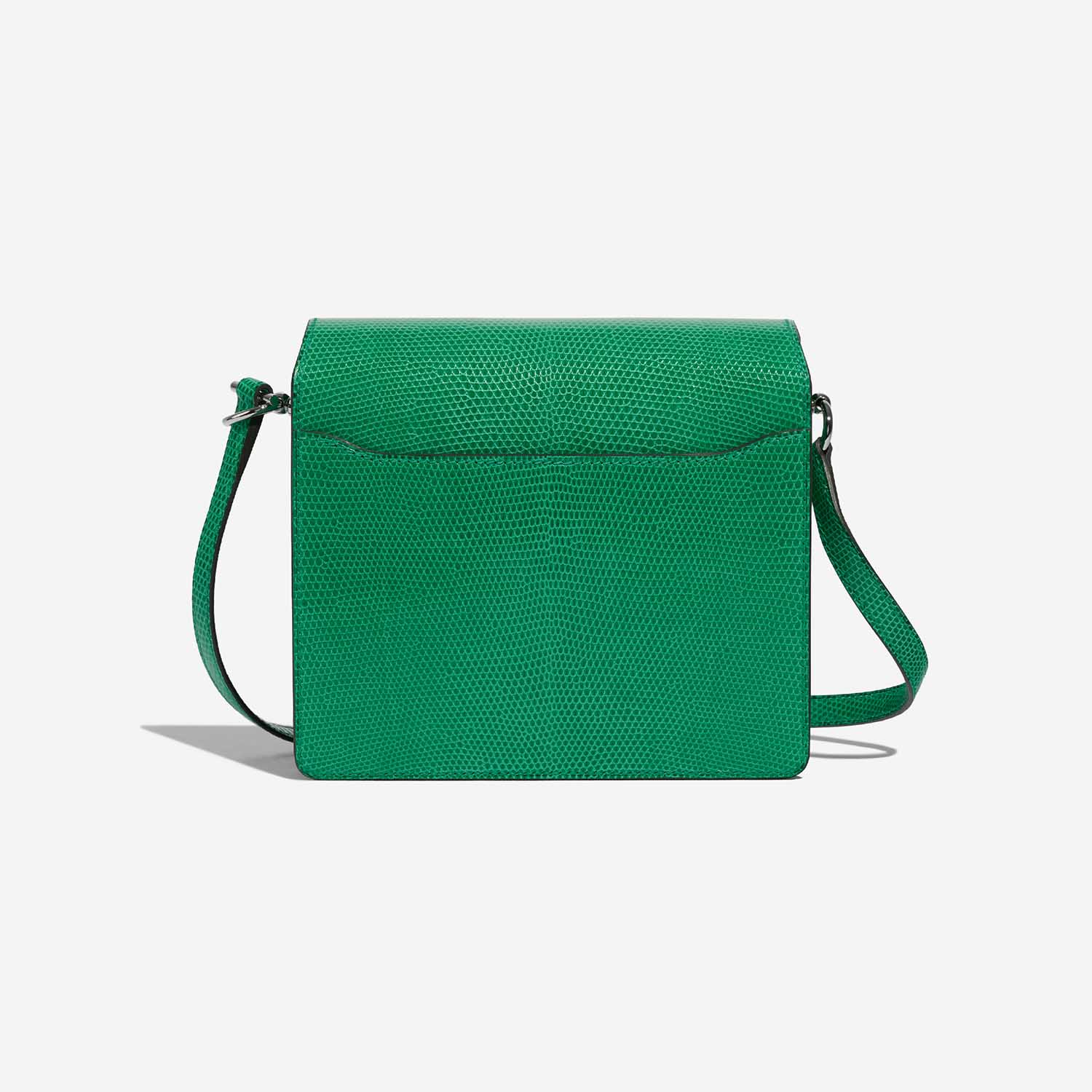 Sac Hermès d'occasion Roulis 18 lézard Vert Menthe Green Back | Vendre votre sac de créateur sur Saclab.com
