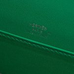 Pre-owned Hermès bag Roulis 18 Lizard Vert Menthe Green Logo | Sell your designer bag on Saclab.com