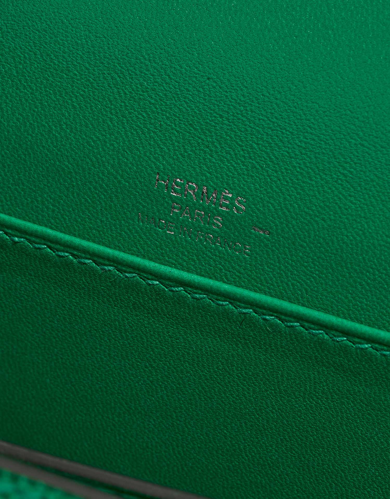 Sac Hermès d'occasion Roulis 18 lézard Vert Menthe Logo Vert | Vendez votre sac de créateur sur Saclab.com