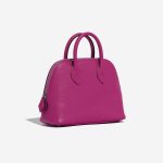 Pre-owned Hermès bag Bolide Mini 20 Chevre Mysore Rose Pourpre Pink, Violet Side Front | Sell your designer bag on Saclab.com