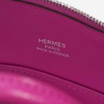 Pre-owned Hermès bag Bolide Mini 20 Chevre Mysore Rose Pourpre Pink, Violet Logo | Sell your designer bag on Saclab.com