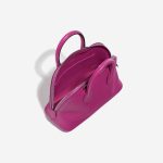 Pre-owned Hermès bag Bolide Mini 20 Chevre Mysore Rose Pourpre Pink, Violet Inside | Sell your designer bag on Saclab.com
