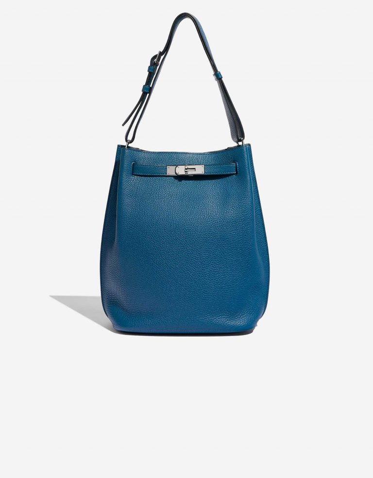 Sac Hermès d'occasion So Kelly 26 Togo Cobalt Blue Front | Vendez votre sac de créateur sur Saclab.com
