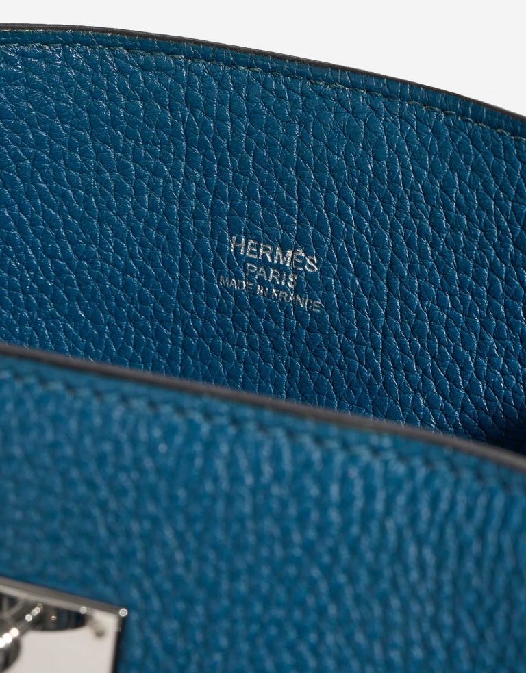 Pre-owned Hermès bag So Kelly 26 Togo Cobalt Blue Logo | Sell your designer bag on Saclab.com