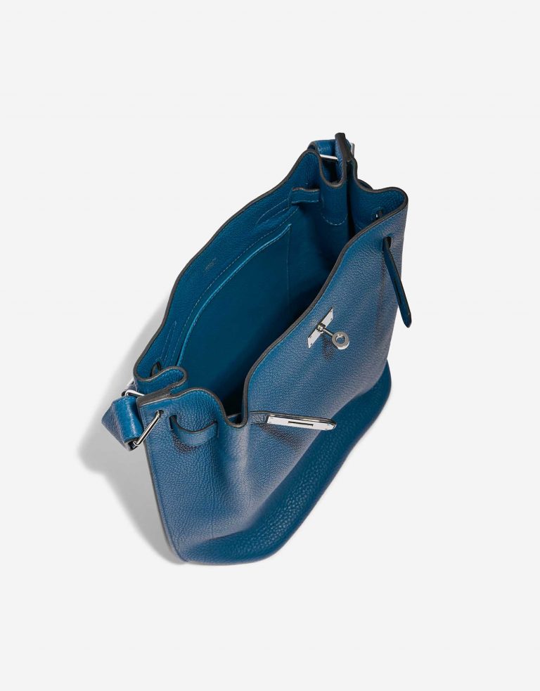 Pre-owned Hermès bag So Kelly 26 Togo Cobalt Blue Inside | Sell your designer bag on Saclab.com