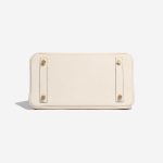 Pre-owned Hermès bag Birkin 25 Swift Nata White Bottom | Sell your designer bag on Saclab.com
