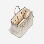 Pre-owned Hermès bag Birkin 25 Swift Nata White Inside | Sell your designer bag on Saclab.com
