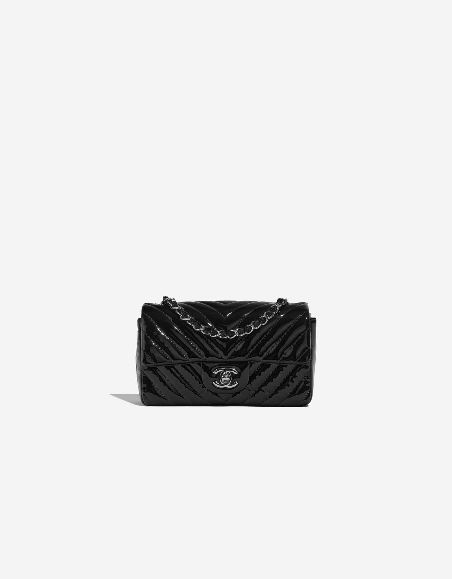 Chanel Timeless Mini Rectangular Patent Leather Black