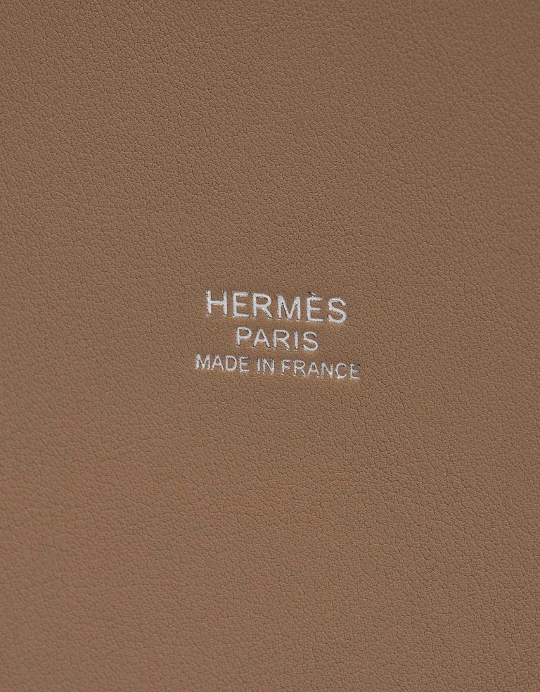 Pre-owned Hermès bag Garden Party Picnic 36 Osier / Barenia Chai / Beige Beige, Brown Logo | Sell your designer bag on Saclab.com