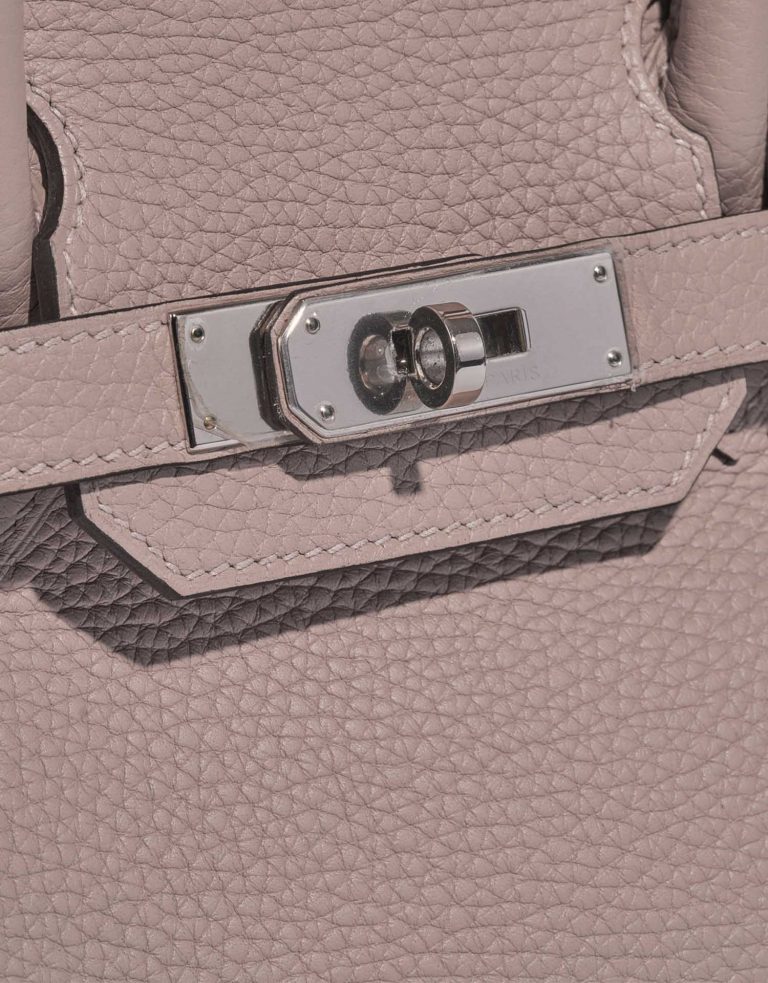 Pre-owned Hermès bag Birkin 30 Togo Glycine Beige Front | Sell your designer bag on Saclab.com