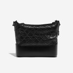 Pre-owned Chanel bag Gabrielle Large Calf Black Black Back | Sell your designer bag on Saclab.com