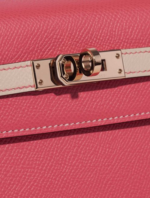 Gebrauchte Hermès Tasche Kelly HSS 25 Epsom Rose Azalee / Craie Rose Closing System | Verkaufen Sie Ihre Designer-Tasche auf Saclab.com