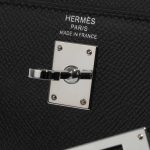 Pre-owned Hermès bag Kelly 25 Epsom Black Black Logo | Sell your designer bag on Saclab.com