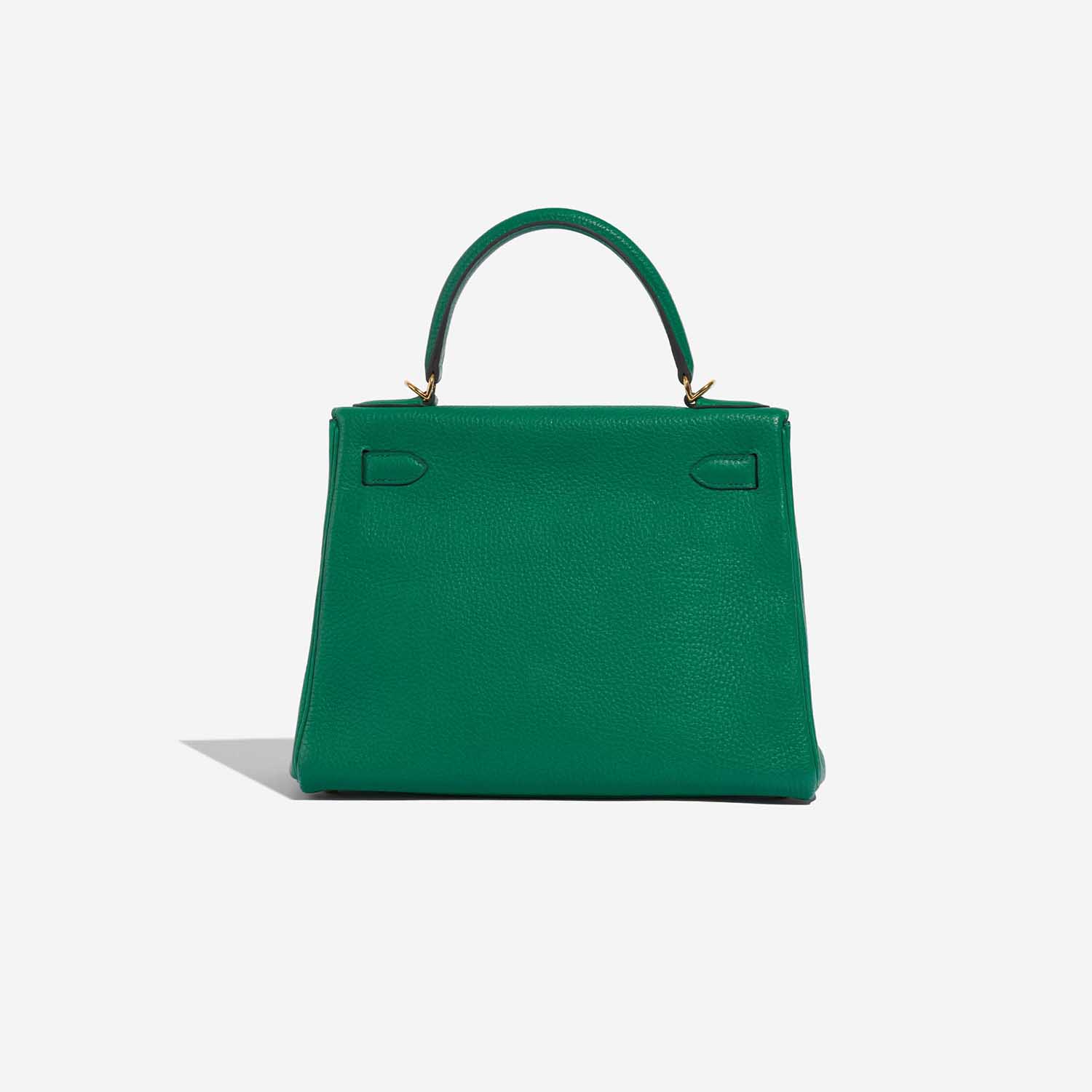 Pre-owned Hermès bag Kelly 28 Togo Vert Menthe Green Back | Sell your designer bag on Saclab.com
