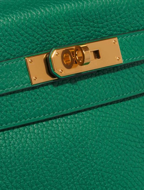 Sac Hermès d'occasion Kelly 28 Togo Vert Menthe Green Closing System | Vendez votre sac de créateur sur Saclab.com