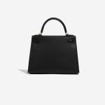 Pre-owned Hermès bag Kelly 28 Epsom Black Black Back | Sell your designer bag on Saclab.com
