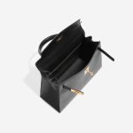 Pre-owned Hermès bag Kelly 28 Epsom Black Black Inside | Sell your designer bag on Saclab.com