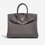 Pre-owned Hermès bag Birkin 35 Epsom Étain Grey Front Open | Sell your designer bag on Saclab.com