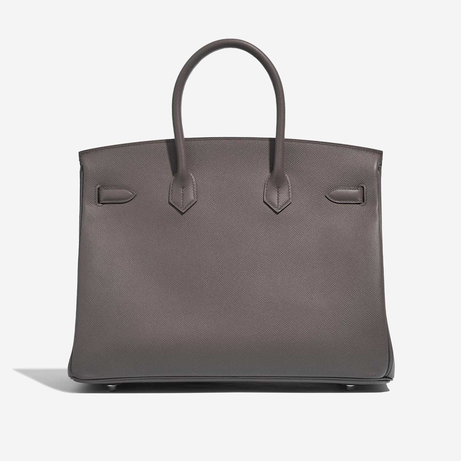 Pre-owned Hermès bag Birkin 35 Epsom Étain Grey Back | Sell your designer bag on Saclab.com