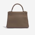 Pre-owned Hermès bag Kelly 28 Togo Etoupe Brown, Grey Back | Sell your designer bag on Saclab.com