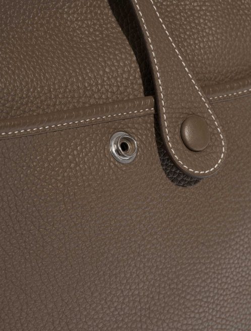 Gebrauchte Hermès Tasche Evelyne 29 Taurillon Clemence Etoupe Braun, Grau Verschluss-System | Verkaufen Sie Ihre Designer-Tasche auf Saclab.com