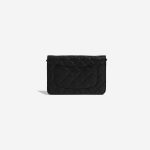 Pre-owned Chanel bag Timeless WOC Calf Black Black Back | Sell your designer bag on Saclab.com