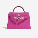 Pre-owned Hermès bag Kelly Mini Epsom Magnolia Pink Front Open | Sell your designer bag on Saclab.com