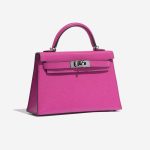 Pre-owned Hermès bag Kelly Mini Epsom Magnolia Pink Side Front | Sell your designer bag on Saclab.com