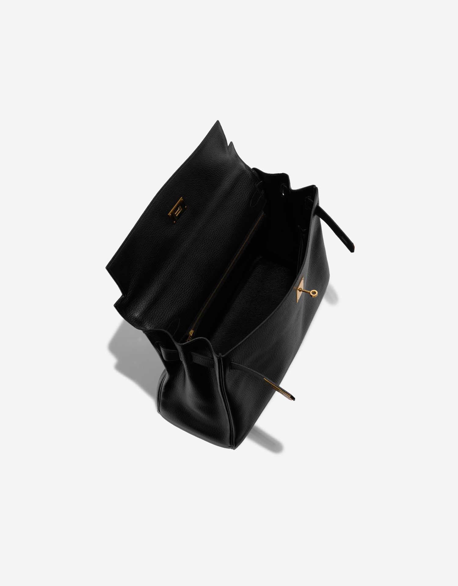 Pre-owned Hermès bag Kelly 40 Ardennes Black Black Inside | Sell your designer bag on Saclab.com