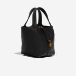 Pre-owned Hermès bag Picotin 18 Taurillon Clemence Black Black Side Front | Sell your designer bag on Saclab.com