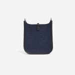 Pre-owned Hermès bag Evelyne 16 Swift / Felt Blue Nuit / Black Blue Back | Sell your designer bag on Saclab.com