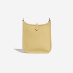 Pre-owned Hermès bag Evelyne 16 Taurillon Clemence Jaune Poussin Yellow Back | Sell your designer bag on Saclab.com