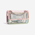 Pre-owned Chanel bag Timeless Medium PVC Transparent Multicolour, Transparent Side Front | Sell your designer bag on Saclab.com