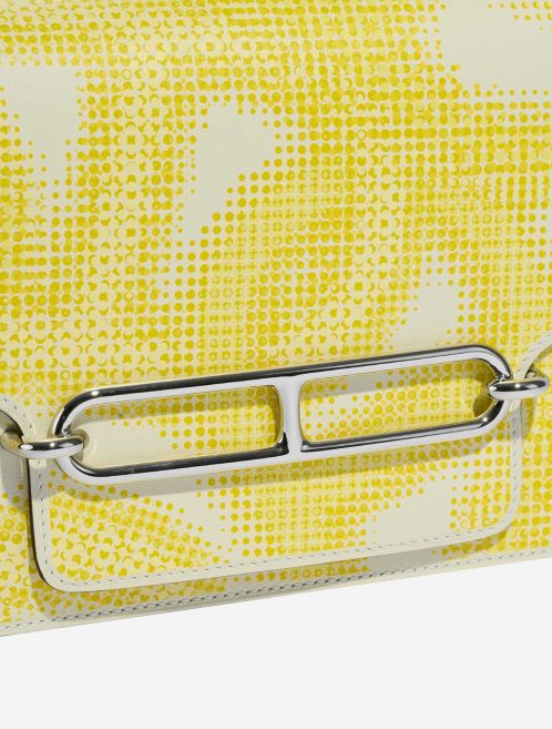 Hermès Roulis 18 Nata-Lime-JaunePoussin Closing System  | Sell your designer bag on Saclab.com