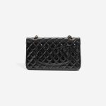 Pre-owned Chanel bag Timeless Medium Patent Leather Black Black Back | Sell your designer bag on Saclab.com