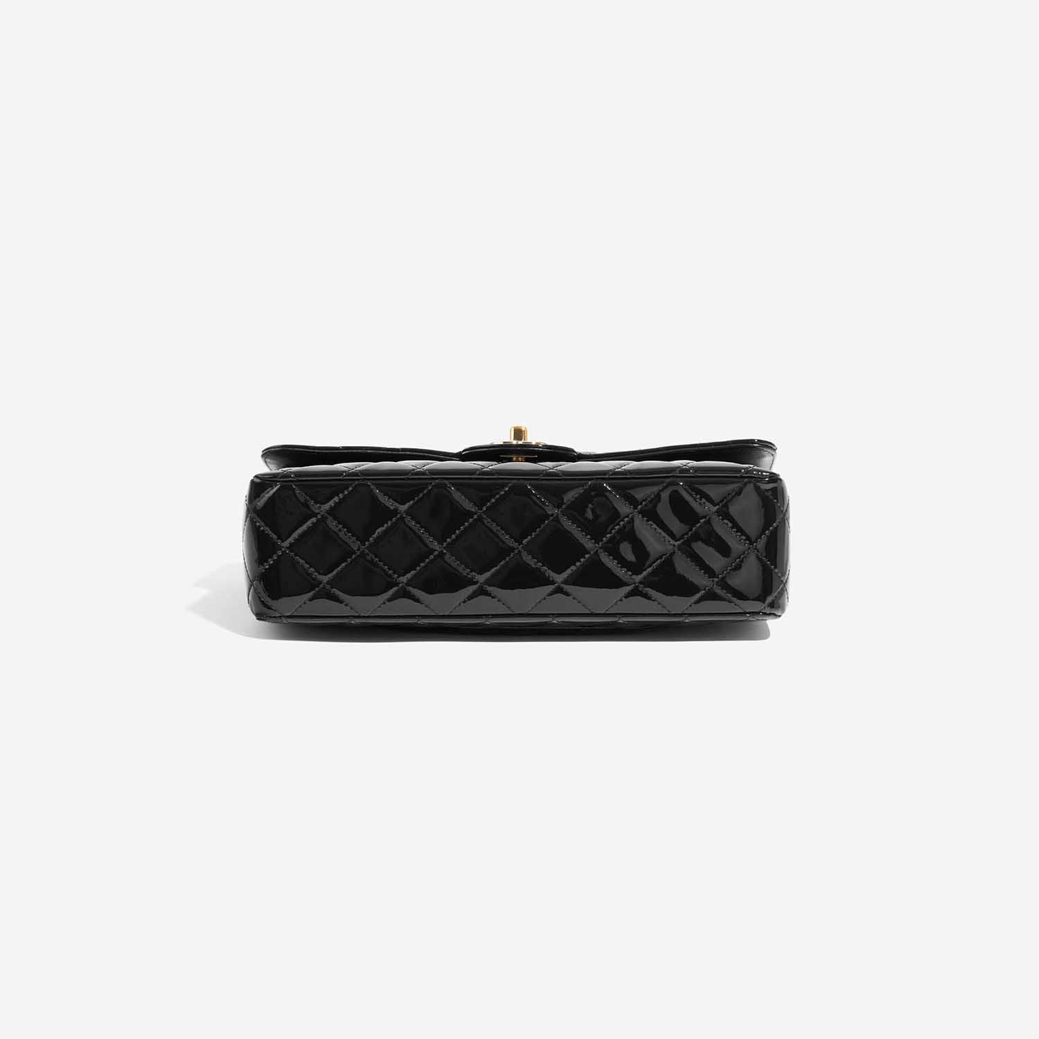 Pre-owned Chanel Tasche Timeless Medium Lackleder Schwarz Schwarzer Boden | Verkaufen Sie Ihre Designer-Tasche auf Saclab.com