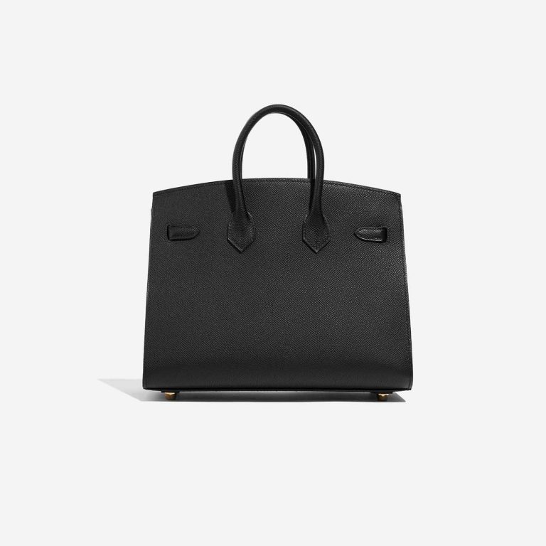 Pre-owned Hermès bag Birkin 25 Epsom Black Black Back | Sell your designer bag on Saclab.com