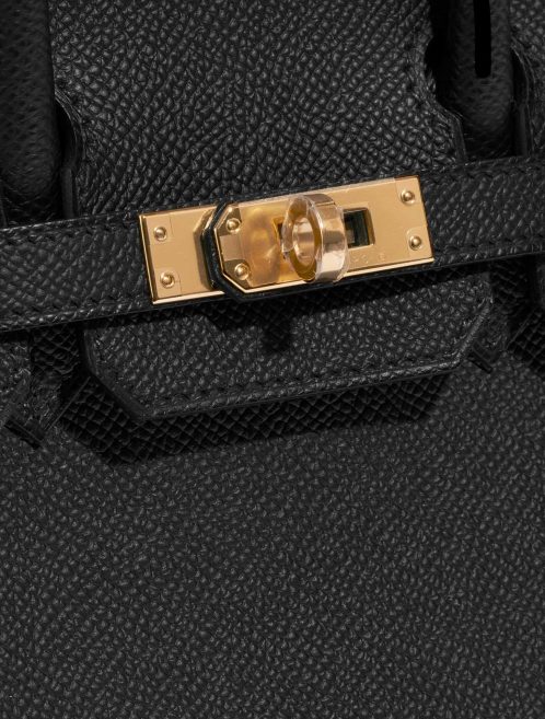 Pre-owned Hermès bag Birkin 25 Epsom Black Black Closing System | Sell your designer bag on Saclab.com