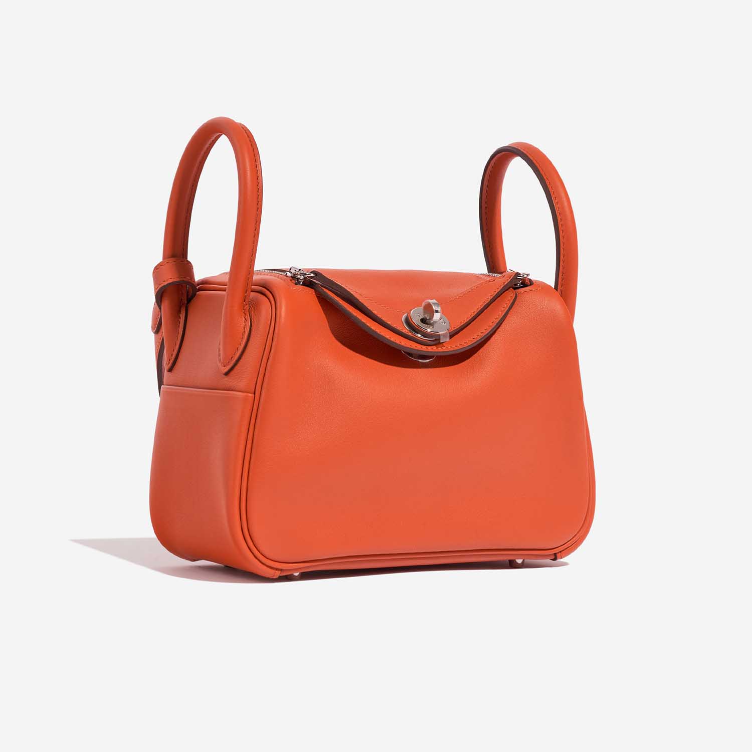 Shop HERMES Lindy 2020-21FW 3WAY Plain Leather Totes by sunnyfunny
