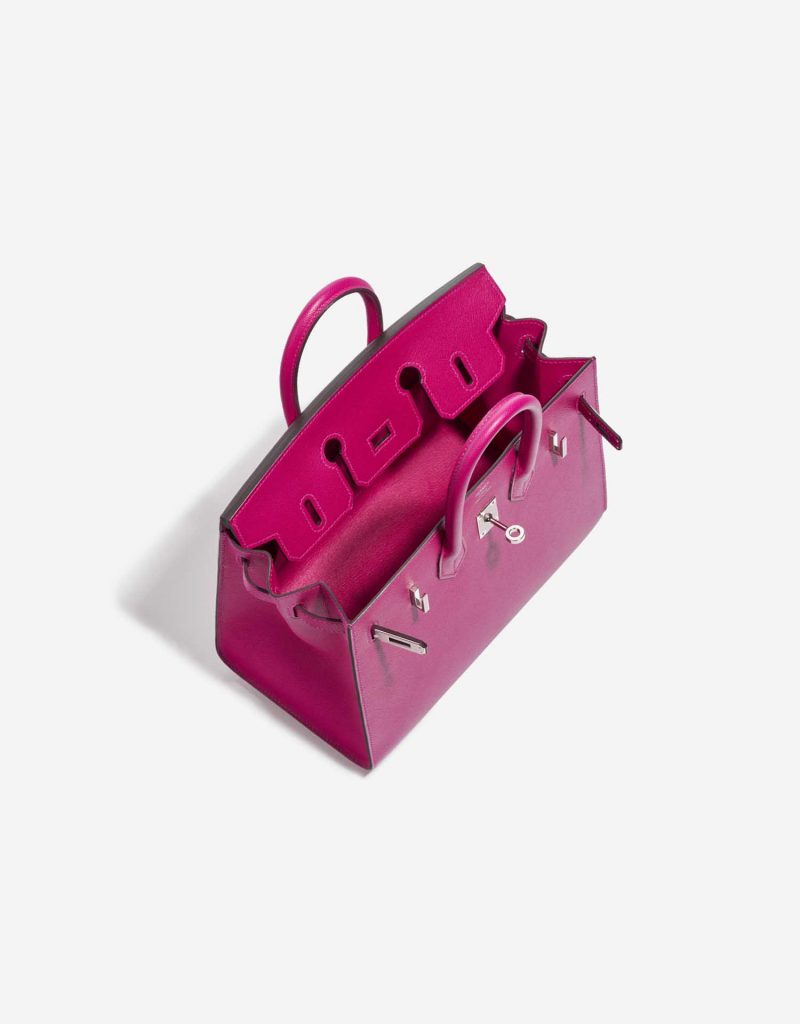 Herm?�s Birkin 25 Veau Madame Rose Pourpre | SACL??B