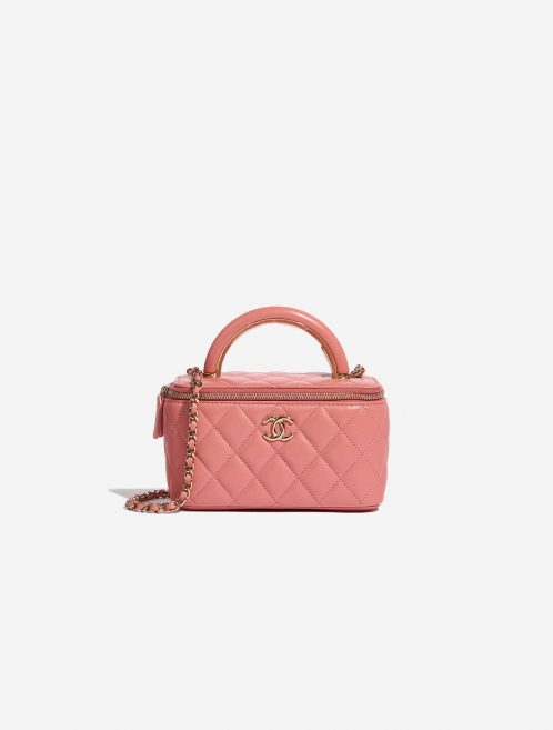 Pre-owned Chanel bag Vanity Small Coral Front | Sell your designer bag on Saclab.com