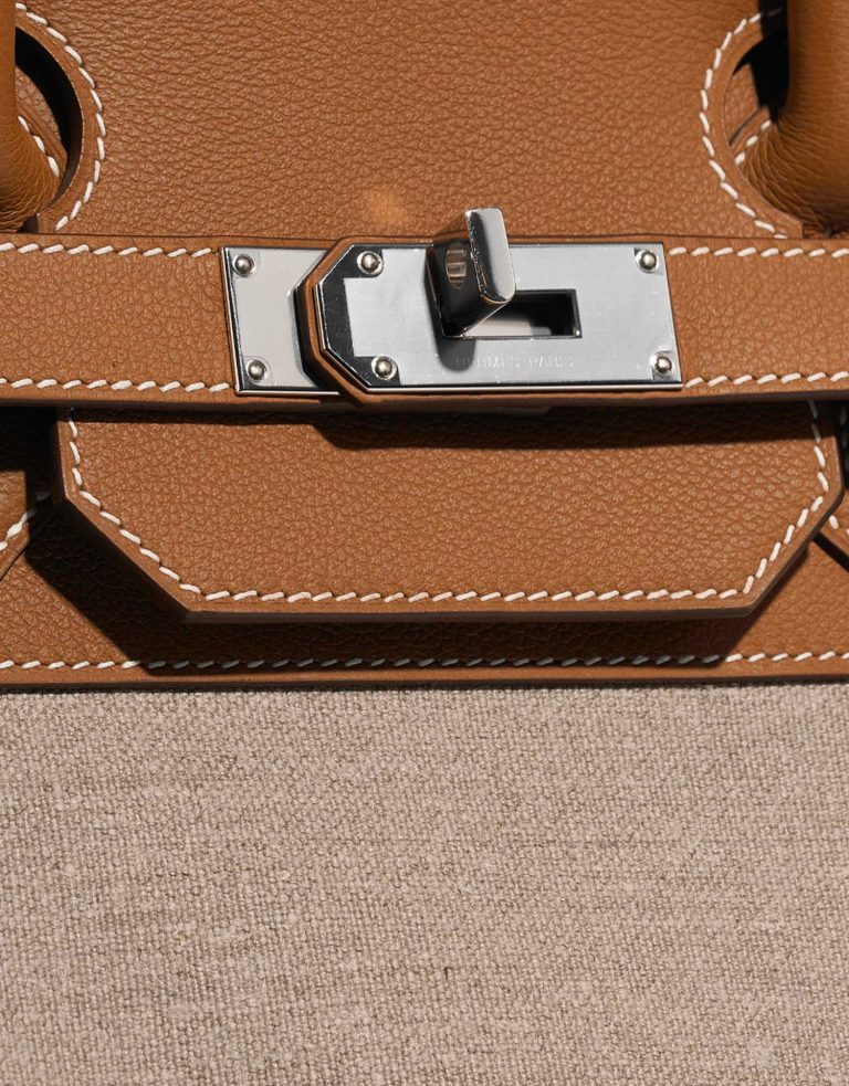 Pre-owned Hermès bag HautÀCourroies 40 Gold-Ficelle Closing System | Sell your designer bag on Saclab.com