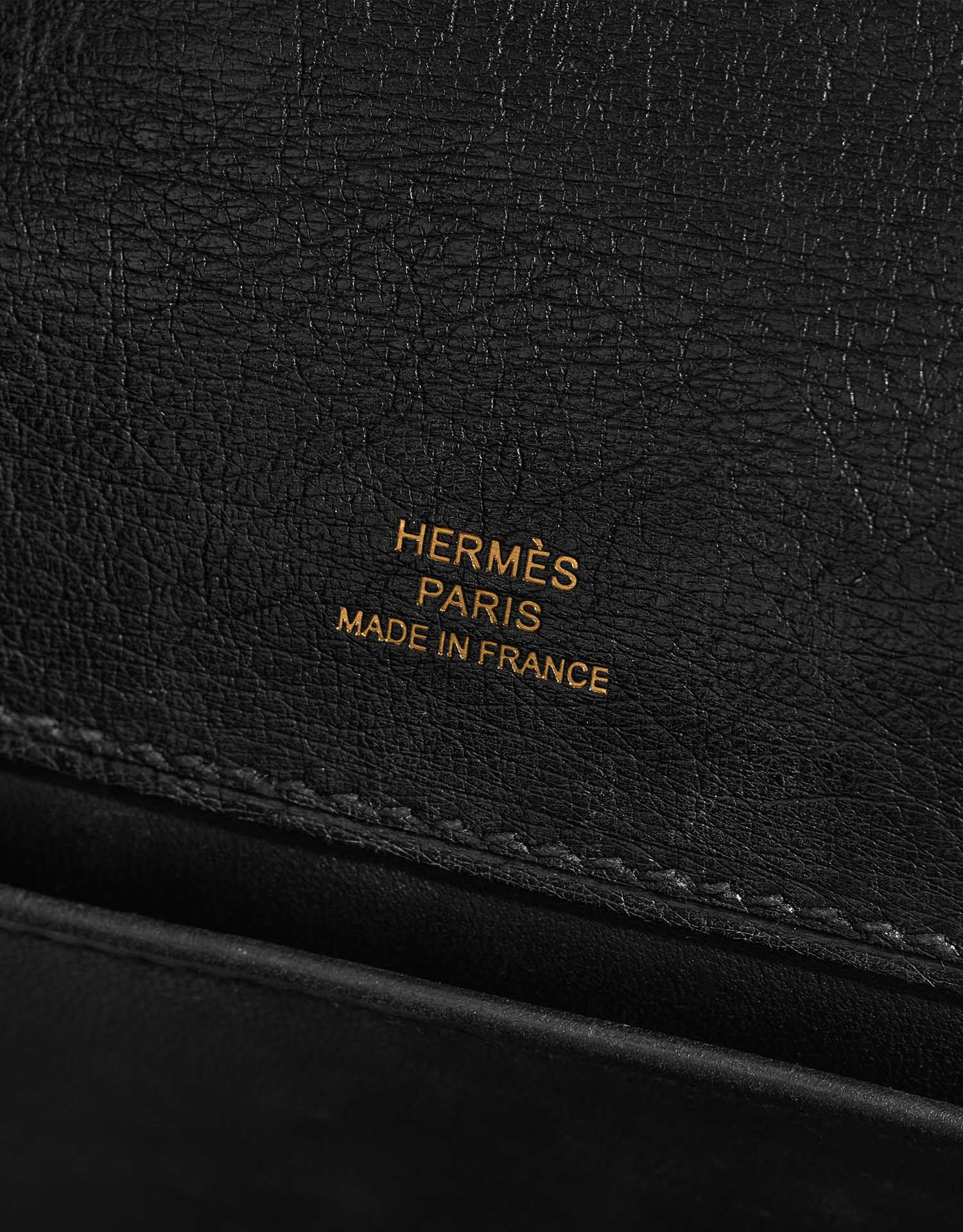 Sac d'occasion Hermès Kelly Pochette Noir Logo| Vendez votre sac de créateur sur Saclab.com
