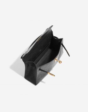Hermès Kelly Pochette Ostrich Black SACLÀB
