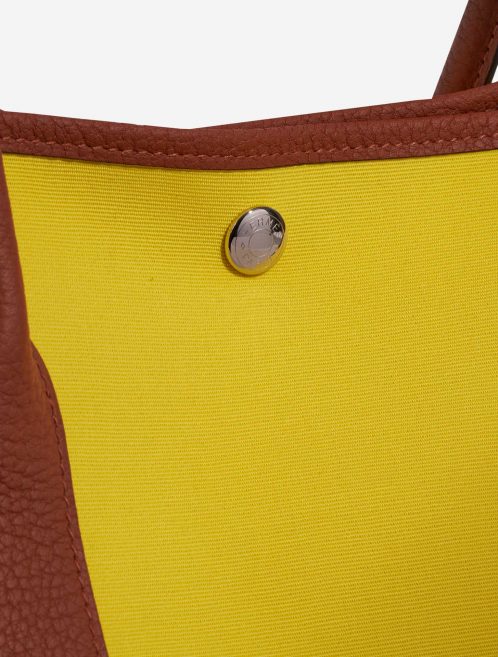Pre-owned Hermès bag GardenParty 36 LimeNoisette Closing System | Sell your designer bag on Saclab.com