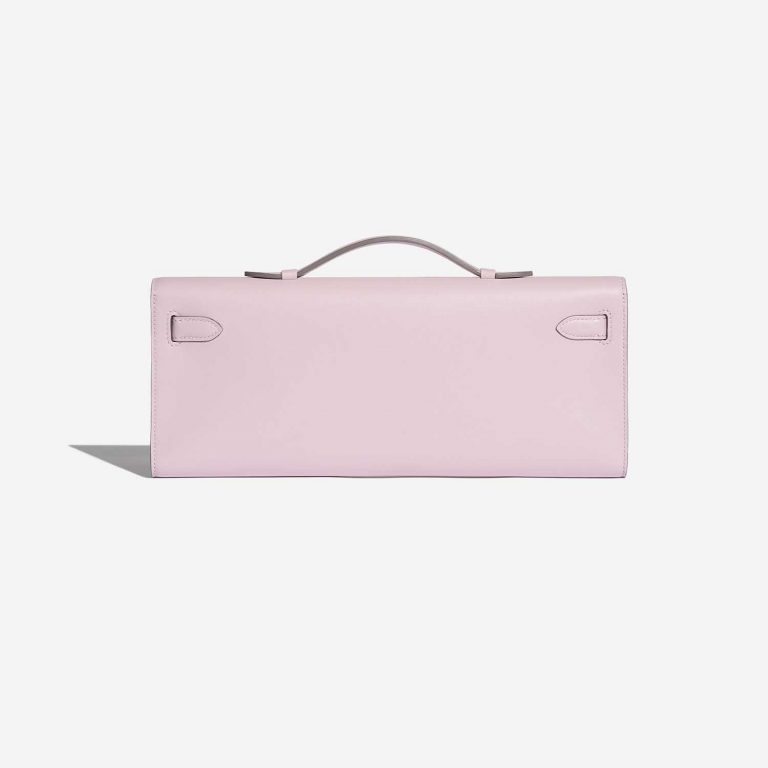 Pre-owned Hermès bag KellyCut Clutch MauvePale Back | Sell your designer bag on Saclab.com