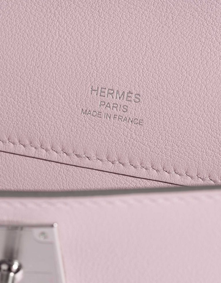 Pre-owned Hermès bag KellyCut Clutch MauvePale Logo| Sell your designer bag on Saclab.com